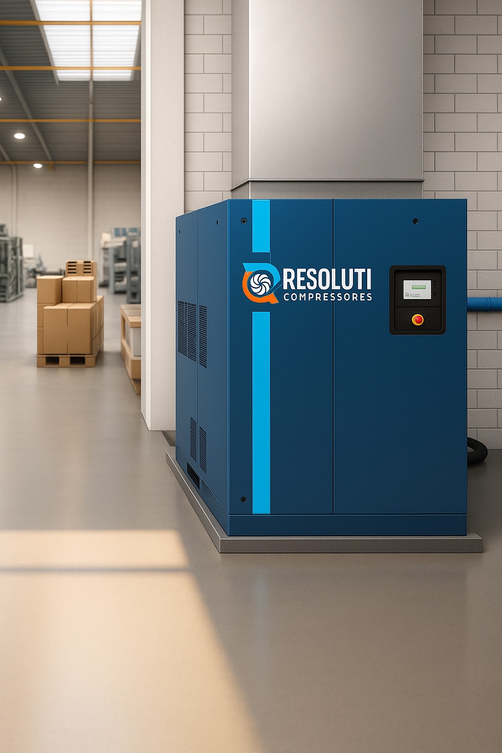 Compressor Resoluti em ambiente industrial